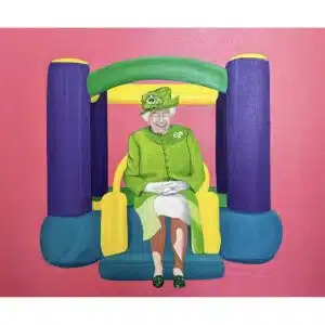 Isabel II obra pictórica pintada al óleo por Uturuo