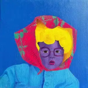 Cuadro llamado "Melita 005" perteneciente a la serie Petit Oil de Uturuo